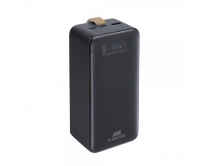 Портативний зарядний пристрій (павербанк) Rivacase RIVAPOWER VA1084 (Black), 40000 mA, PD 65W, з LCD, чорний Портативний зарядний пристрій (павербанк) Rivacase RIVAPOWER VA1084 (Black), 40000 mA, PD 65W, з LCD, чорний
