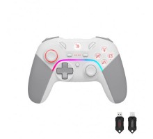 Бездротовий геймпад Bloody GPW70 (Sports White), 2.4G/USB, білий+сірий