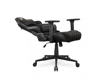 Крісло ігрове Cougar Armor One V2 Gold F,  геймерське, текстильна тканина, сталевий каркас, чорний