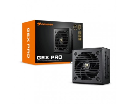 Блок живлення Cougar GEX PRO 850, модульний, 850 Вт, 80 Plus Gold, Modular, 120 мм Silent Fan, 8SATA + 4PCI-E Блок живлення Cougar GEX PRO 850, модульний, 850 Вт, 80 Plus Gold, Modular, 120 мм Silent Fan, 8SATA + 4PCI-E