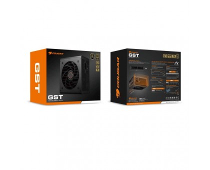 Блок живлення Cougar GST 750, 750 Вт, 80 Plus Gold, ATX 3.1, 120 мм HDB Fan, 6 SATA + 4 PCI-E