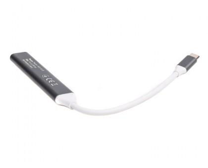 Хаб USB 3.0 Maxxter HU3C-4P-03 Type-С на 4 порти, 1xUSB-A 3.0, 1xUSB-A 2.0, 2xUSB-C Хаб USB 3.0 Maxxter HU3C-4P-03 Type-С на 4 порти, 1xUSB-A 3.0, 1xUSB-A 2.0, 2xUSB-C