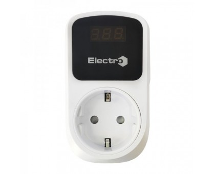 Реле контролю напруги побутове розеткове Electro RP1N16BL, 16А (140В - 280В) Реле контролю напруги побутове розеткове Electro RP1N16BL, 16А (140В - 280В)