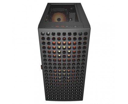 Корпус комп'ютерний Cougar Airface ECO RGB, вентилятори передвстановлені, ATX/mATX/mini-ITX, скляне вікно, чорний Корпус комп'ютерний Cougar Airface ECO RGB, вентилятори передвстановлені, ATX/mATX/mini-ITX, скляне вікно, чорний