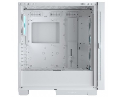 Корпус комп'ютерний Cougar Airface ECO RGB, вентилятори передвстановлені, ATX/mATX/mini-ITX, скляне вікно, білий Корпус комп'ютерний Cougar Airface ECO RGB, вентилятори передвстановлені, ATX/mATX/mini-ITX, скляне вікно, білий