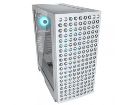 Корпус комп'ютерний Cougar Airface ECO RGB, вентилятори передвстановлені, ATX/mATX/mini-ITX, скляне вікно, білий Корпус комп'ютерний Cougar Airface ECO RGB, вентилятори передвстановлені, ATX/mATX/mini-ITX, скляне вікно, білий