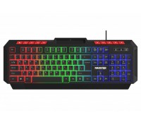 Ігрова клавіатура Maxxter KBG-UML-02B-UA, мультимедіа, підсвічування, чорна