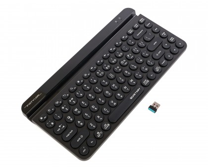 Клавіатура A4Tech FBK30 (Black) Fstyler бездротова (BT + 2.4 ГГц) , чорна