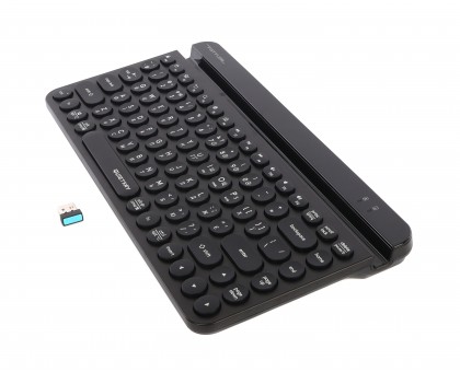 Клавіатура A4Tech FBK30 (Black) Fstyler бездротова (BT + 2.4 ГГц) , чорна