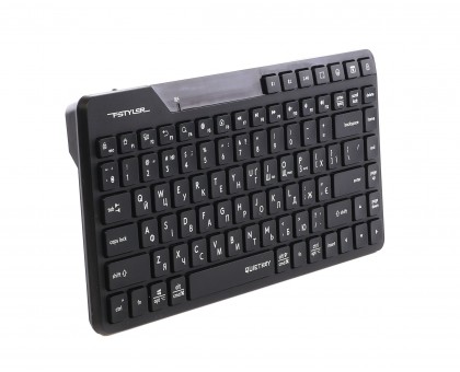 Клавіатура бездротова A4Tech FBK26C AS (Black) (BT + 2.4 ГГц) Fstyler, з акумулятором, quiet key, чорний Клавіатура бездротова A4Tech FBK26C AS (Black) (BT + 2.4 ГГц) Fstyler, з акумулятором, quiet key, чорний