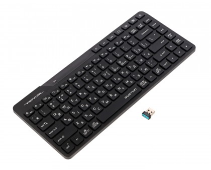 Клавіатура бездротова A4Tech FBK26C AS (Black) (BT + 2.4 ГГц) Fstyler, з акумулятором, quiet key, чорний Клавіатура бездротова A4Tech FBK26C AS (Black) (BT + 2.4 ГГц) Fstyler, з акумулятором, quiet key, чорний