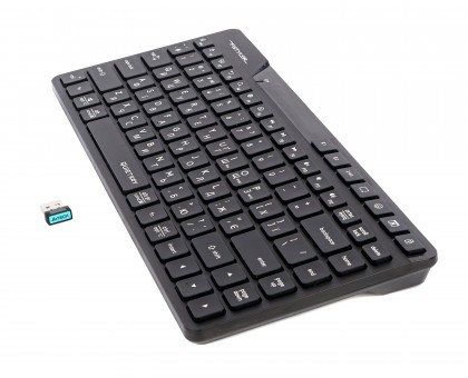 Клавіатура бездротова A4Tech FBK26C AS (Black) (BT + 2.4 ГГц) Fstyler, з акумулятором, quiet key, чорний Клавіатура бездротова A4Tech FBK26C AS (Black) (BT + 2.4 ГГц) Fstyler, з акумулятором, quiet key, чорний
