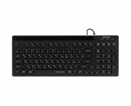 Клавіатура A4Tech FX70 (Black) з ножичним перемикачем Fstyler, USB, quiet typing, чорна
