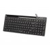 Клавіатура A4Tech FX70 (Black) з ножичним перемикачем Fstyler, USB, quiet typing, чорна