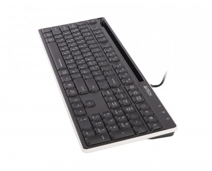 Клавіатура A4Tech FX72 (Black) з ножичним перемикачем Fstyler, USB, quiet typing, чорна Клавіатура A4Tech FX72 (Black) з ножичним перемикачем Fstyler, USB, quiet typing, чорна