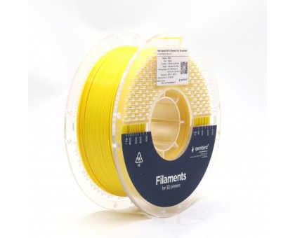 Пластиковий матеріал (филамент) для 3D-принтера Gembird 3DP-PETG1.75HY-01-Y, High Speed PETG, 1.75 мм, жовтий, 1 кг Пластиковий матеріал (филамент) для 3D-принтера Gembird 3DP-PETG1.75HY-01-Y, High Speed PETG, 1.75 мм, жовтий, 1 кг