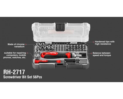 Набір викрутки з насадками Ronix RH-2717