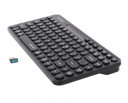 Клавіатура A4Tech FBK36C AS (Black) бездротова (BT + 2.4 ГГц) Fstyler, з акумулятором, quiet key, колір чорний Клавіатура A4Tech FBK36C AS (Black) бездротова (BT + 2.4 ГГц) Fstyler, з акумулятором, quiet key, колір чорний