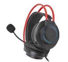 Гартнітура Bloody G200Q (Black+Red) Навушники ігрові з мікрофоном, підсвічування 7 кольорів