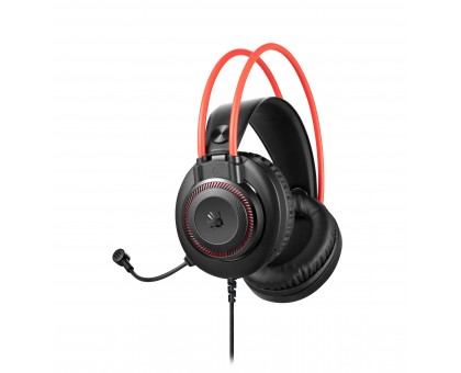 Гартнітура Bloody G200Q (Black+Red) Навушники ігрові з мікрофоном, підсвічування 7 кольорів Гартнітура Bloody G200Q (Black+Red) Навушники ігрові з мікрофоном, підсвічування 7 кольорів
