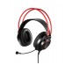 Гартнітура Bloody G200Q (Black+Red) Навушники ігрові з мікрофоном, підсвічування 7 кольорів