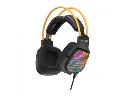 Гарнітура Bloody G565 (Energy Black) Ігрові навушники з мікрофоном, Hi Fi, 7.1 віртуальний звук, RGB підсвічування, USB