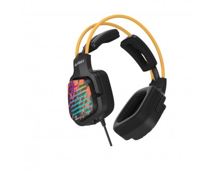 Гарнітура Bloody G565 (Energy Black) Ігрові навушники з мікрофоном, Hi Fi, 7.1 віртуальний звук, RGB підсвічування, USB