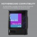 Корпус комп'ютерний Cougar Uniface MX110 RGB, Ігровий, 4*120mm RGB вентилятори передвстановлені, Mini ITX / Micro ATX / ATX, скляне вікно, чорний