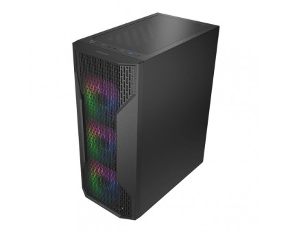 Корпус комп'ютерний Cougar Uniface MX110 RGB, Ігровий, 4*120mm RGB вентилятори передвстановлені, Mini ITX / Micro ATX / ATX, скляне вікно, чорний Корпус комп'ютерний Cougar Uniface MX110 RGB, Ігровий, 4*120mm RGB вентилятори передвстановлені, Mini ITX / Micro ATX / ATX, скляне вікно, чорний
