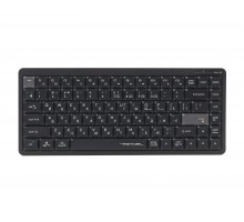 Клавіатура бездротовa A4Tech FBX53C (Black), Fstyler, ножничні перемикачі, Bluetooth / 2.4 ГГц, з акумулятором, чорна