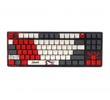 Механічна ігрова клавіатура Bloody S87 (Naraka), червоні світчі, USB, RGB червоне підсвічування, BLMS Red Plus Switch