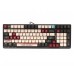 Механічна ігрова клавіатура A4Tech Bloody S98 (Pixels Red), USB, підсвічування, BLMS Red Plus Switch, сіро-біла